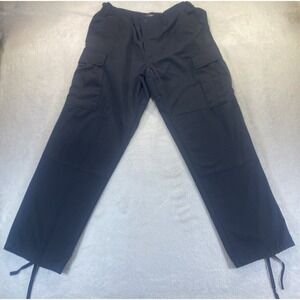 TRU-SPEC Cargo Pants Mens M Black Tactical Utility Workwear 8415-01-327-5335